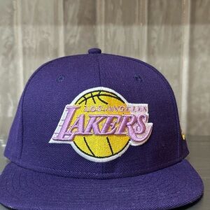 Purple and Yellow Lakers pro fit 7 1/4 Hat